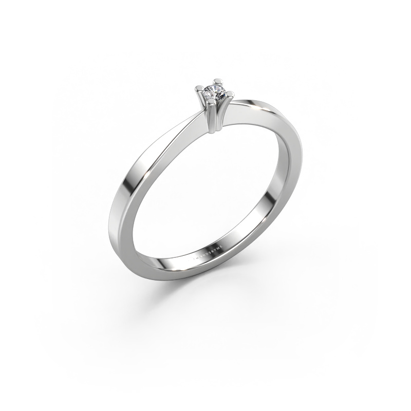 Image of Engagement ring Ichelle 1 585 white gold Diamond 0.03 crt