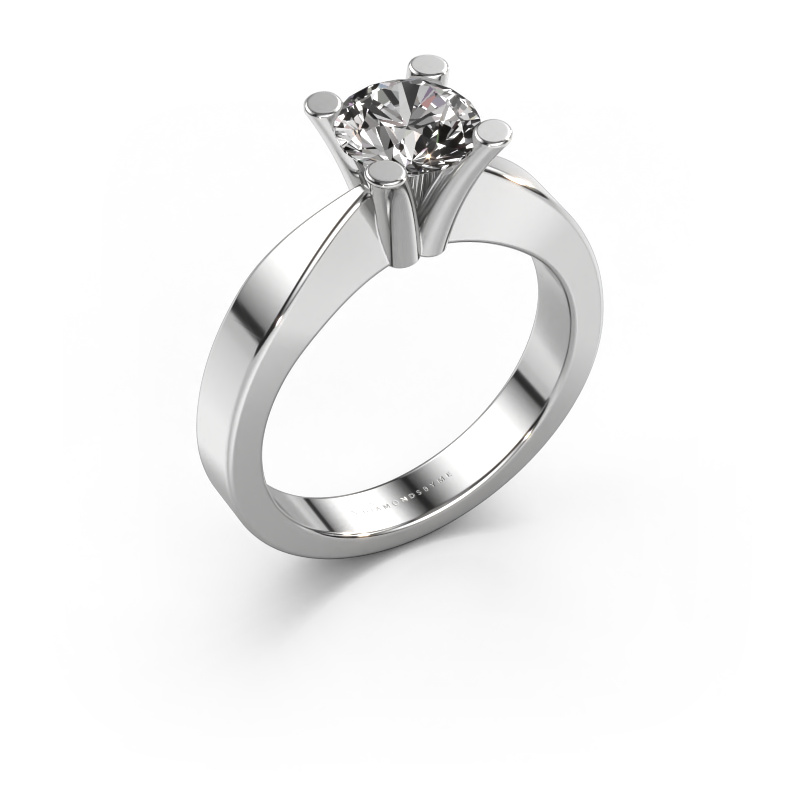 Image de Bague de fiançailles Ichelle 1 950 platine Diamant 1.00 crt