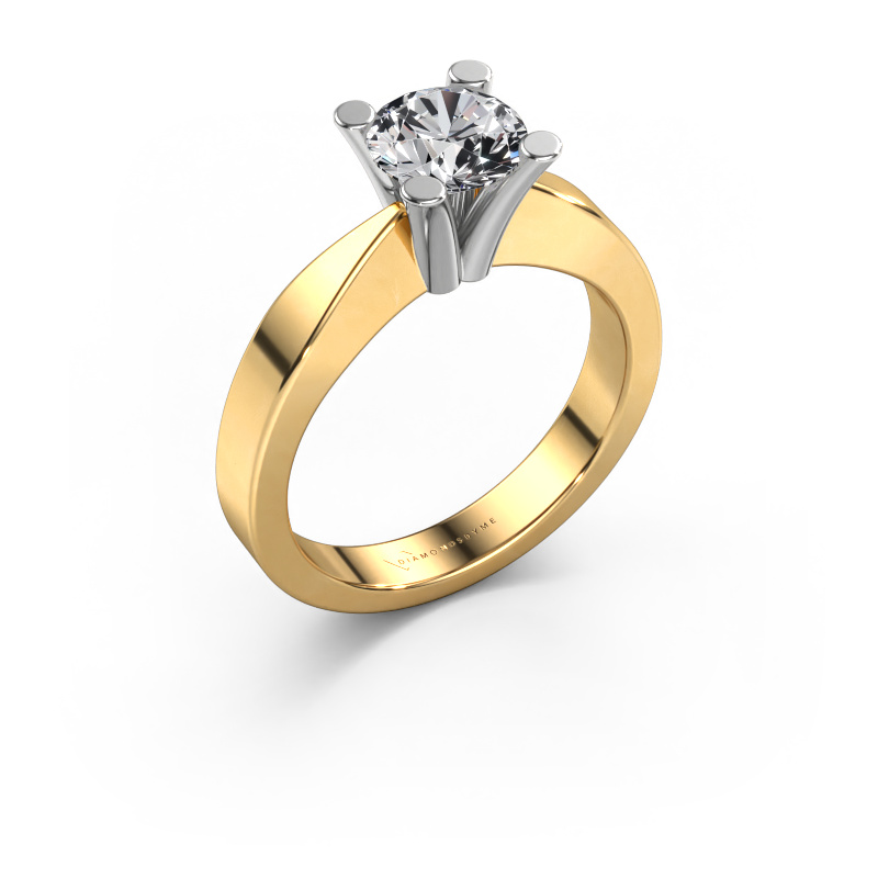 Image de Bague de fiançailles Ichelle 1 585 or jaune Diamant 1.00 crt