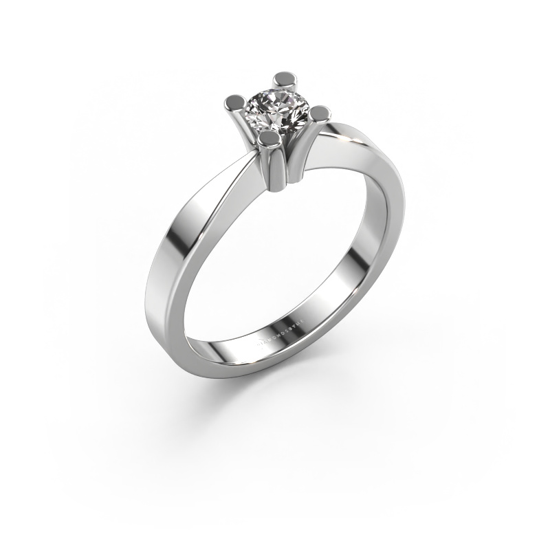 Image of Engagement ring Ichelle 1 950 platinum Lab-grown diamond 0.30 crt