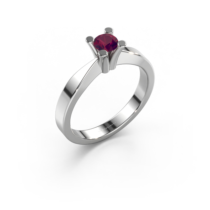 Bild von Verlobungsring Ichelle 1 585 Weißgold Rhodolit 4.2 mm