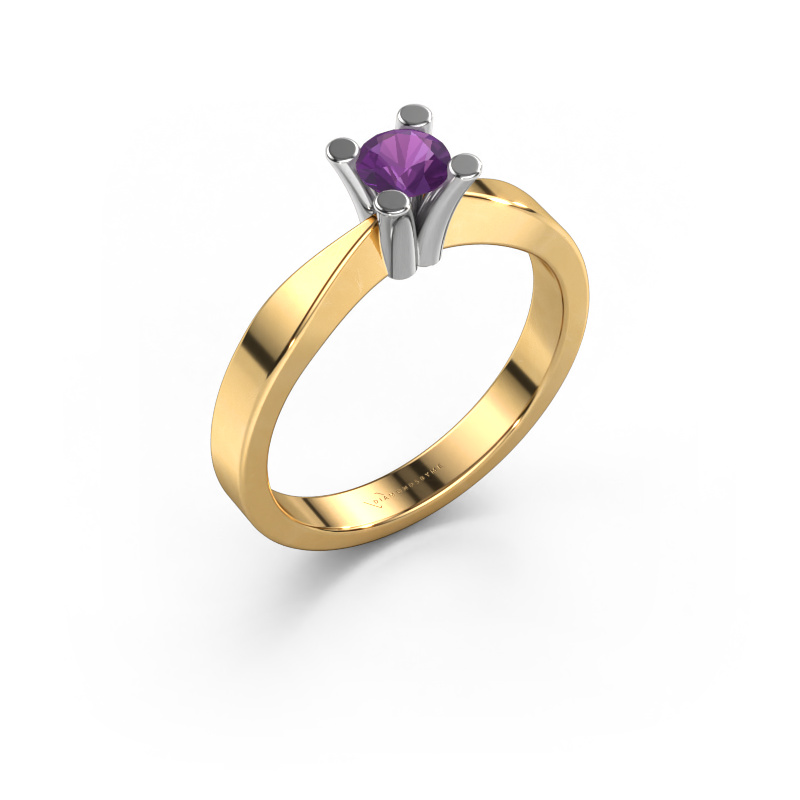 Image of Engagement ring Ichelle 1 585 gold Amethyst 4.2 mm