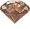 Brown diamond 0.38 crt