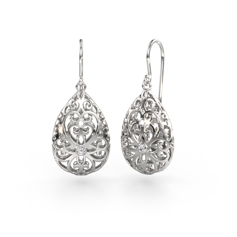Bild von Ohrhänger Idalia 2 585 Weißgold Diamant 0.09 crt
