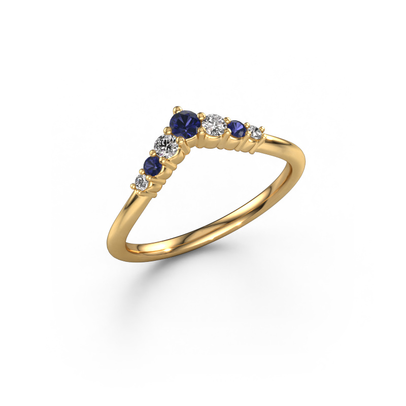 Image of Stacking ring Imani A 585 gold Sapphire 2.8 mm