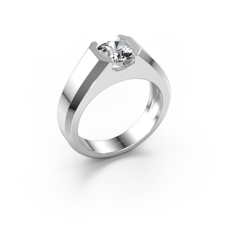 Immagine di Anello da uomo Indigo 950 platino Diamante lab grown 1.50 crt