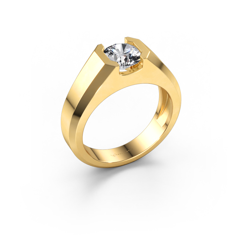Immagine di Anello da uomo Indigo 585 oro Diamante 1.50 crt