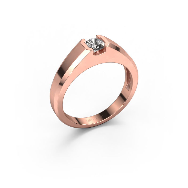 Bild von Herrenring Indigo 585 Roségold Diamant 0.40 crt