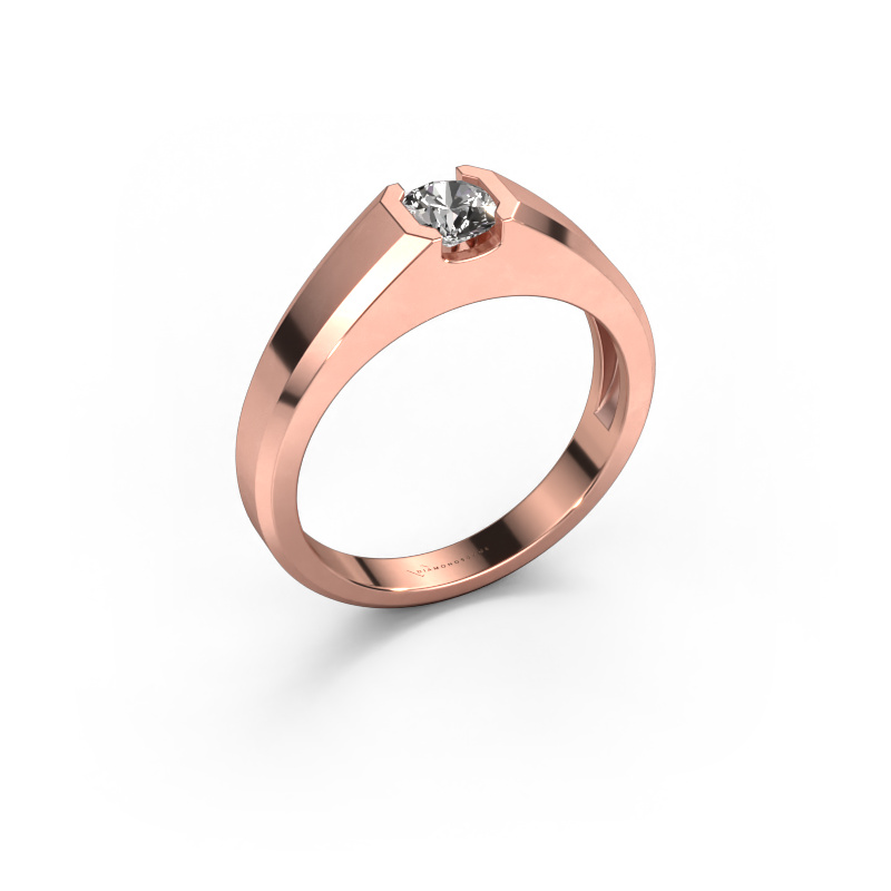 Bild von Herrenring Indigo 585 Roségold Diamant 0.50 crt