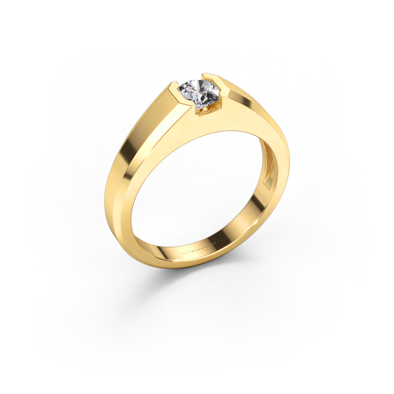 Immagine di Anello da uomo Indigo 585 oro Diamante 0.50 crt