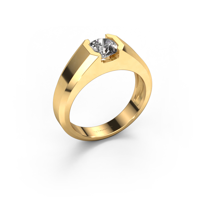 Bild von Herrenring Indigo 585 Gold Diamant 1.00 crt