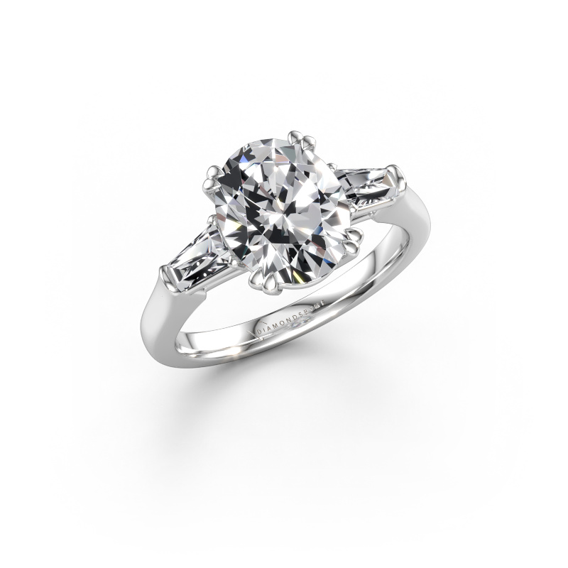 Bild av Förlovningsring Indy OVL 950 platina Labbodlad diamant 4.37 crt