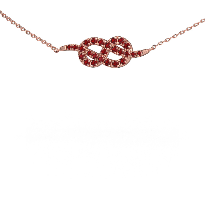 Bild von Kette Infinity 1 585 Roségold Rubin 1.1 mm