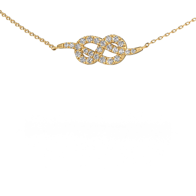 Bild von Kette Infinity 1 585 Gold Lab-grown Diamant 0.328 crt