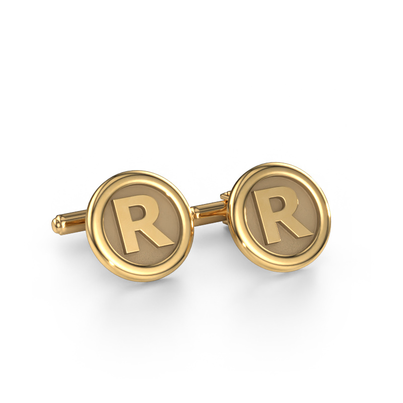 Image of Cufflinks Initial 585 gold