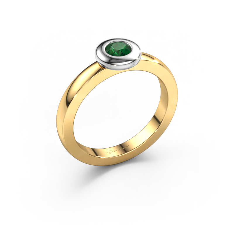 Bild von Ring Iris 585 Gold Smaragd 4 mm