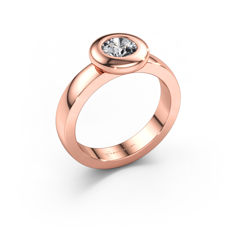 Bild av Ring Iris 585 roséguld Diamant 0.60 crt