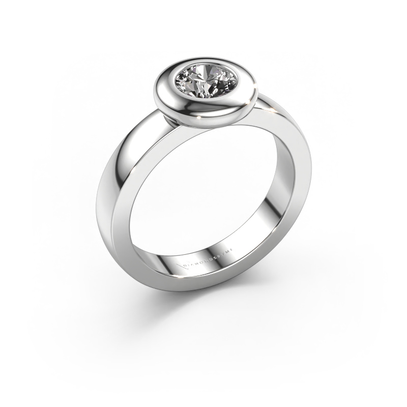 Image de Bague Iris 585 or blanc Diamant 0.60 crt