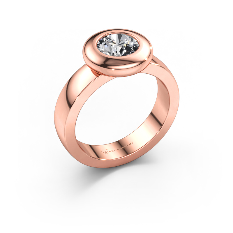 Bild av Ring Iris 585 roséguld Labbodlad diamant 1.00 crt