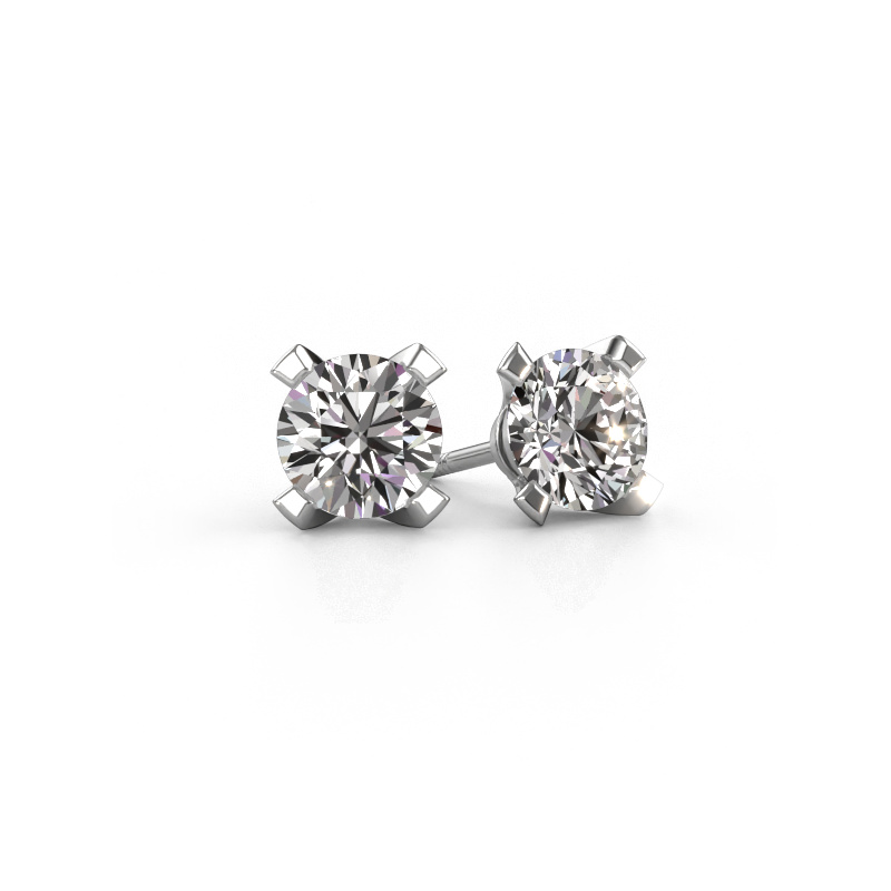 Image de Clous d'oreilles Isa 950 platine Diamant 2.00 crt