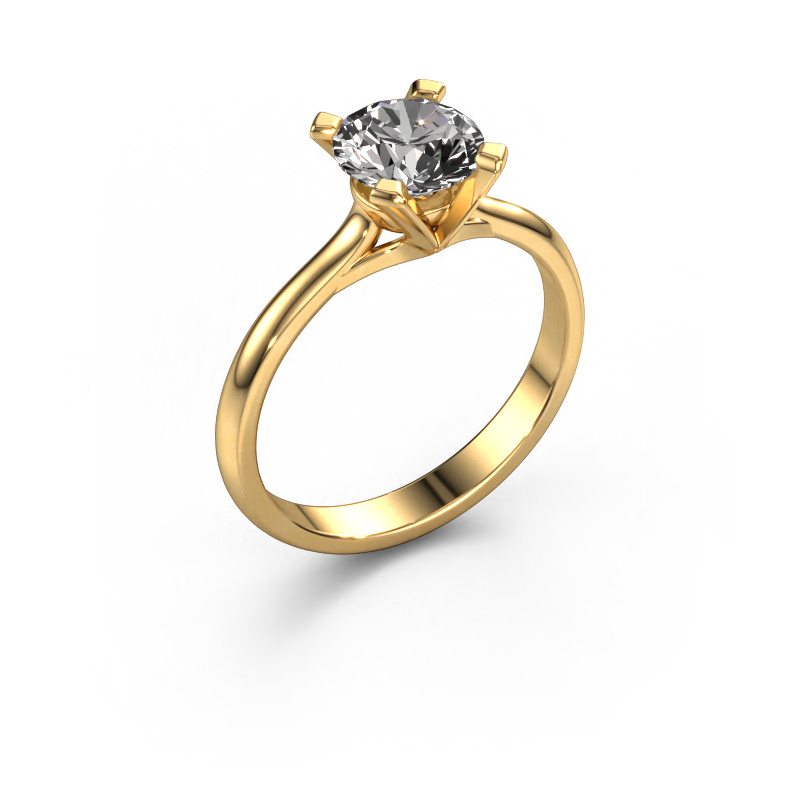 Image of Engagement ring Isa 1 585 gold Diamond 1.00 crt