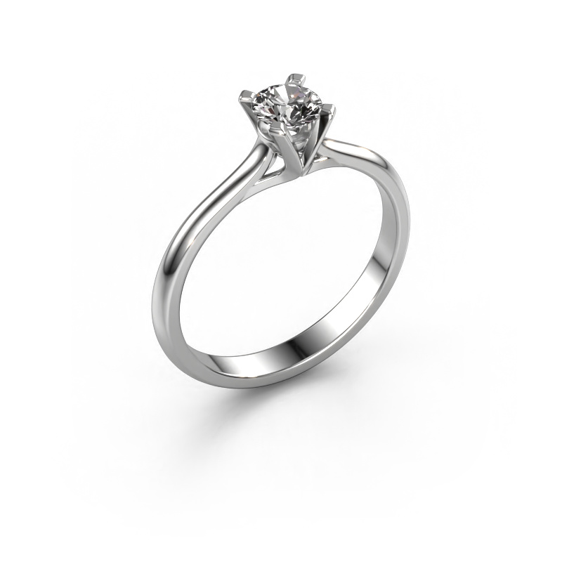 Image of Engagement ring Isa 1 950 platinum Diamond 0.30 crt