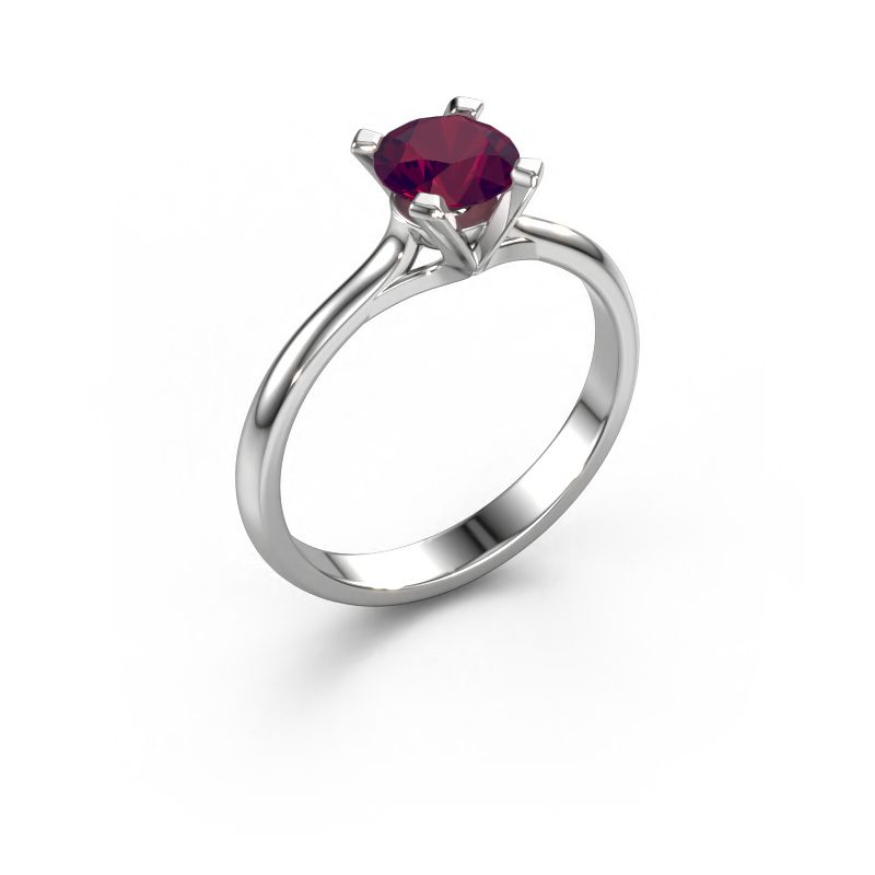 Image of Engagement ring Isa 1 950 platinum Rhodolite 5.7 mm