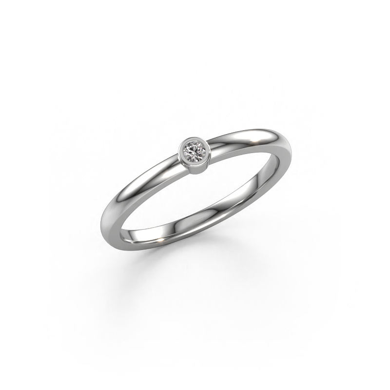 Image of Ring Ise 1 950 platinum Diamond 0.03 crt