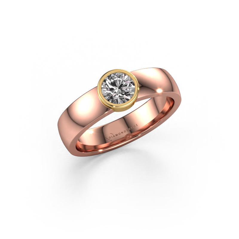 Bild von Ring Ise 1 585 Roségold Diamant 0.50 crt