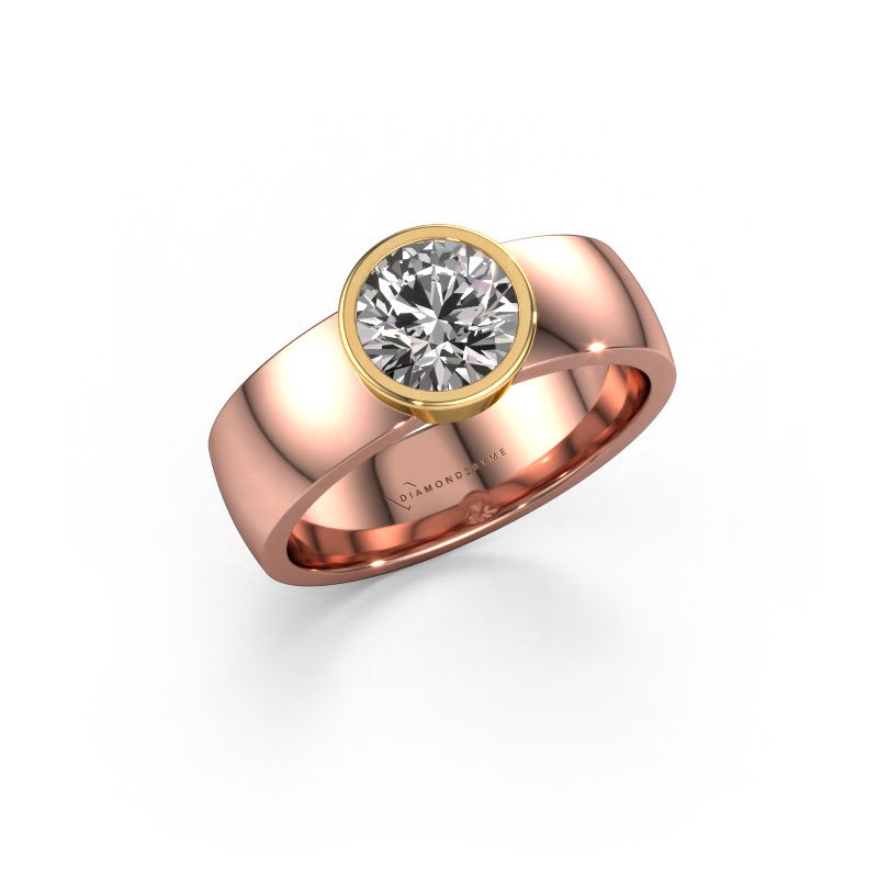 Image of Ring Ise 1 585 rose gold Diamond 1.00 crt