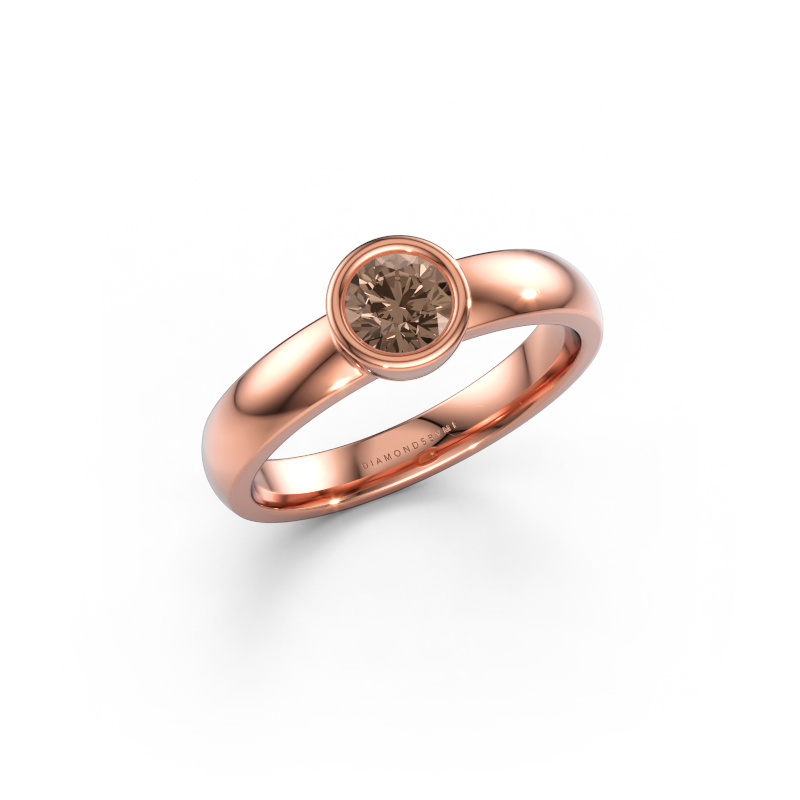 Bild av Ring Ise 1 585 roséguld Brun diamant 0.40 crt