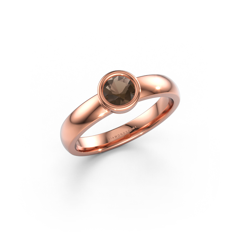 Bild av Ring Ise 1 585 roséguld Rökkvarts 4.7 mm