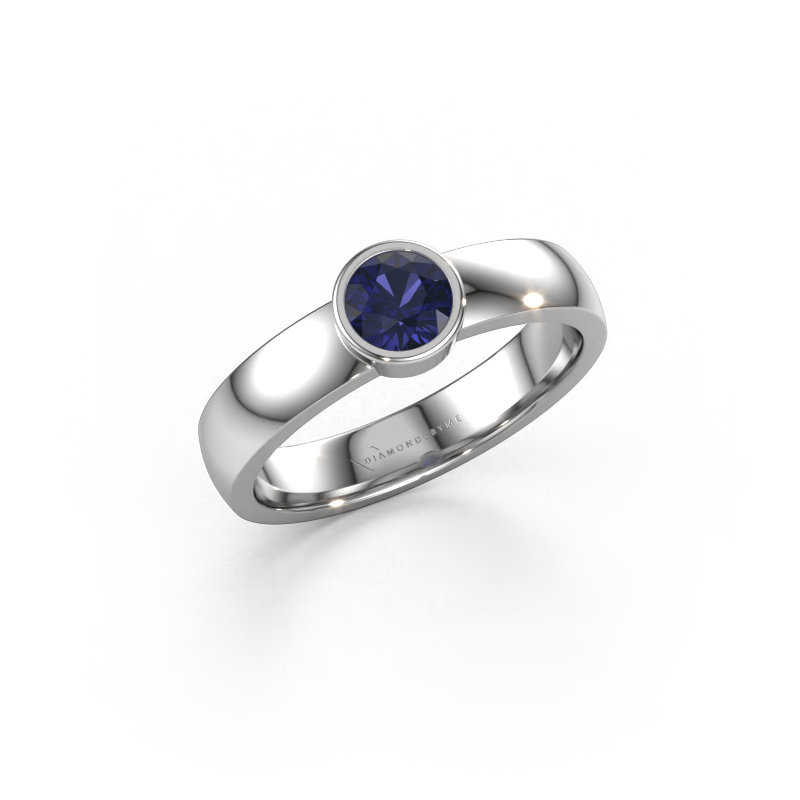 Image of Ring Ise 1 950 platinum Sapphire 4.7 mm