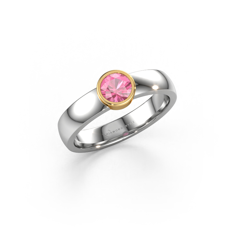 Image of Ring Ise 1 585 white gold Pink sapphire 4.7 mm