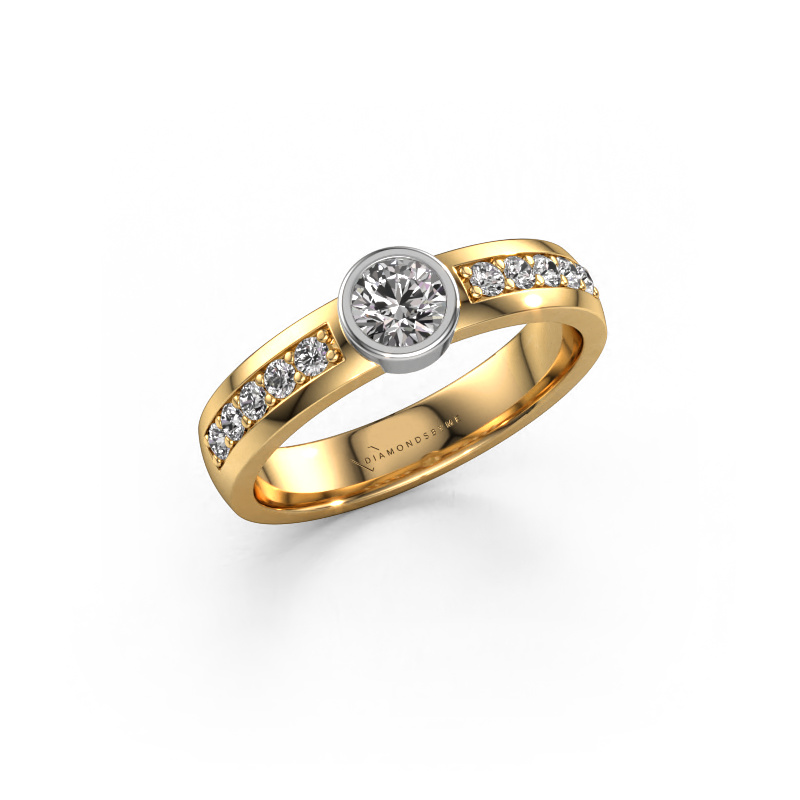 Image of Ring Ise 2 585 gold Diamond 0.60 crt