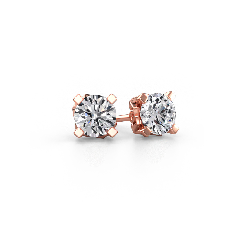 Immagine di Orecchini Ize 585 oro rosa Diamante lab grown 2.00 crt