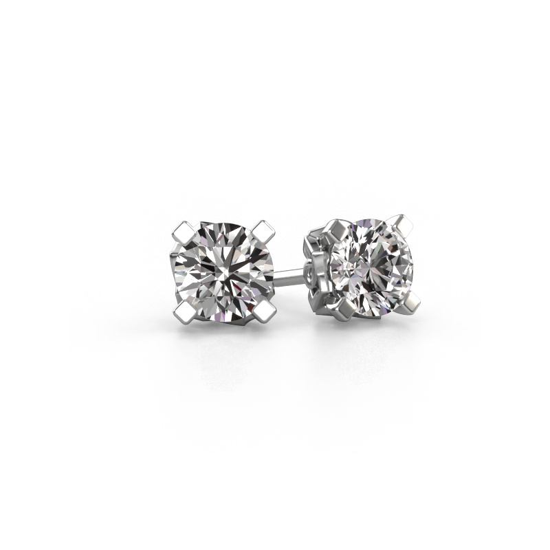 Image of Earrings Ize 950 platinum Diamond 2.00 crt