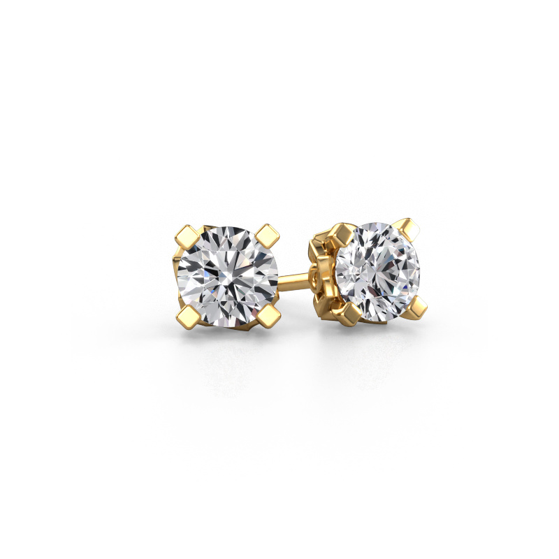 Image of Earrings Ize 585 gold Diamond 2.00 crt