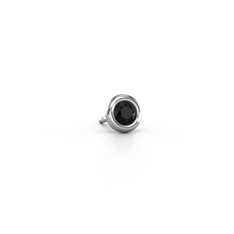 Image of Men's earring Jace 950 platinum Black diamond 0.30 crt