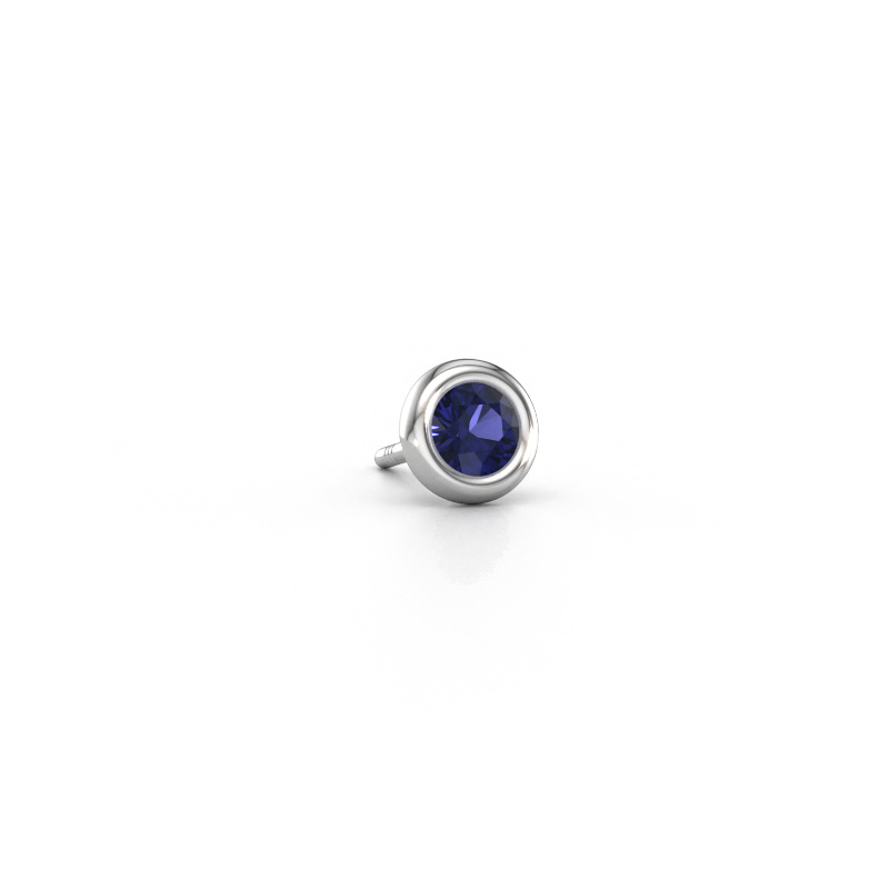 Bild von Herren Ohrstecker Jace 950 Platin Saphir 4 mm