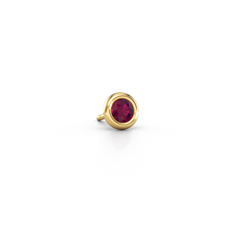 Afbeelding van Heren oorbel Jace 585 goud Rhodoliet 4 mm