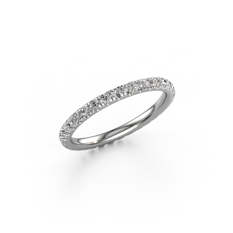 Image of Stackable ring Jackie 1.7 585 white gold Diamond 0.66 crt