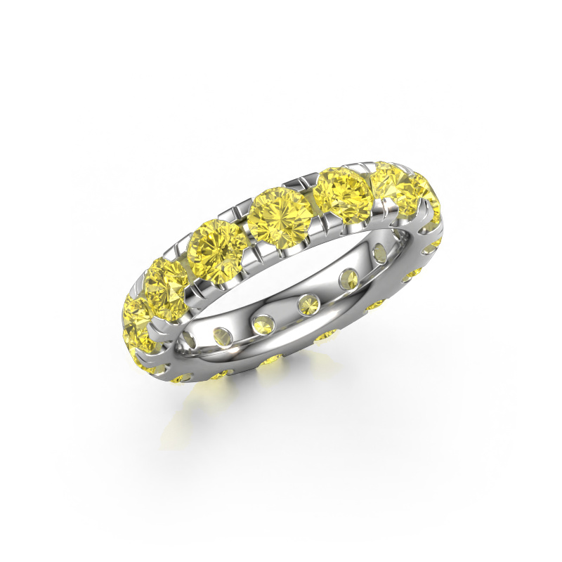 Bild von Vorsteckring Jackie 4.2 950 Platin Gelber labordiamant 4.2 mm