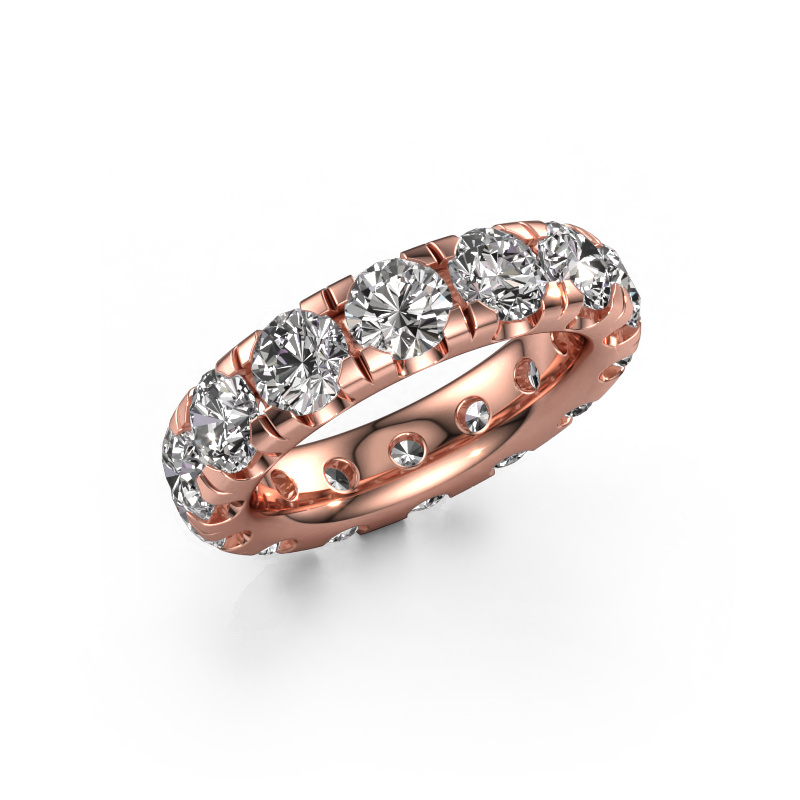 Image of Stackable ring Jackie 4.7 585 rose gold Lab-grown diamond 5.60 crt