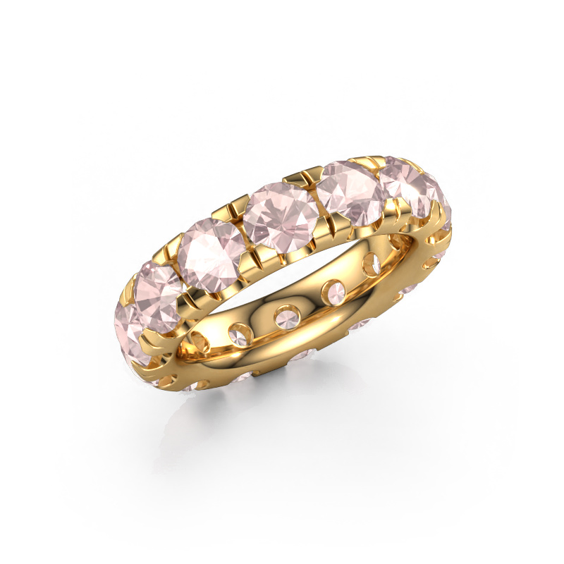Image of Stackable ring Jackie 4.7 585 gold Morganite champagne 4.7 mm