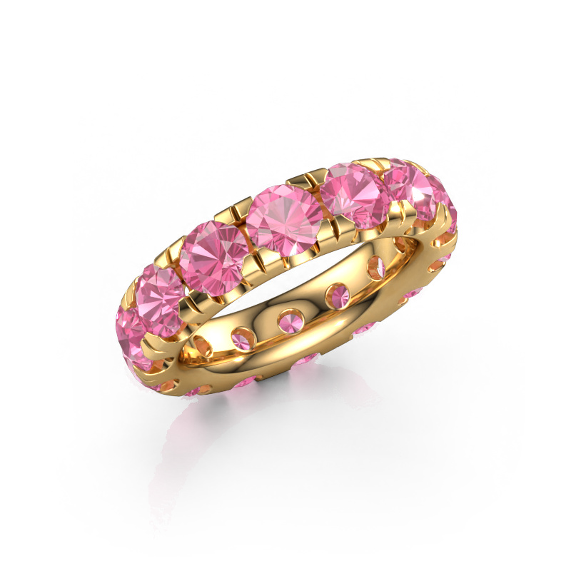 Bild von Vorsteckring Jackie 4.7 585 Gold Pink Saphir 4.7 mm