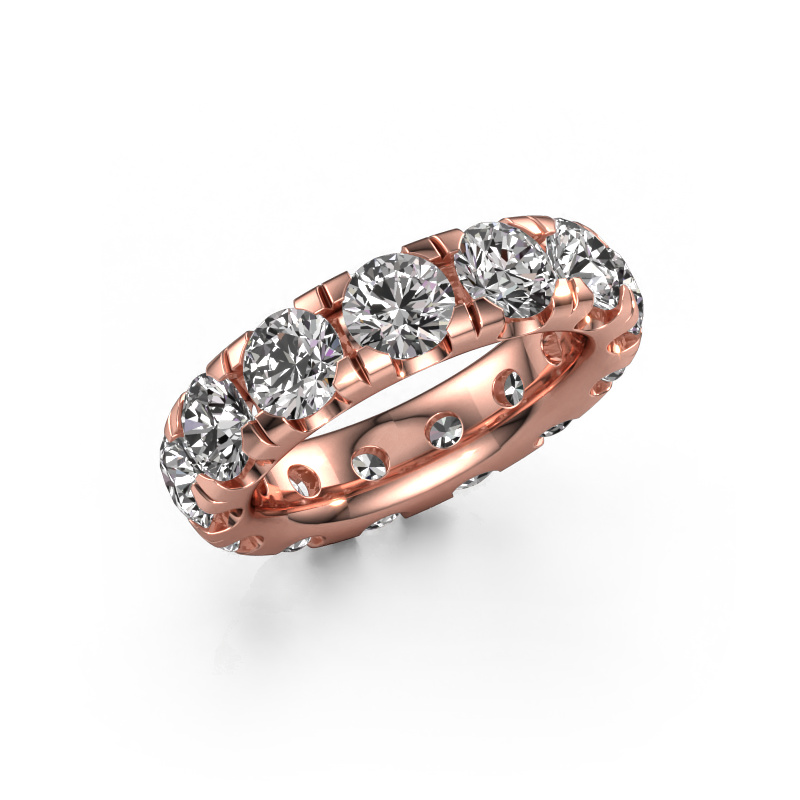 Image of Stackable ring Jackie 5.0 585 rose gold Lab-grown diamond 6.50 crt