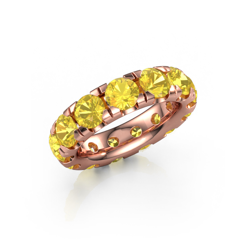 Bild von Vorsteckring Jackie 5.0 585 Roségold Gelb Saphir 5 mm