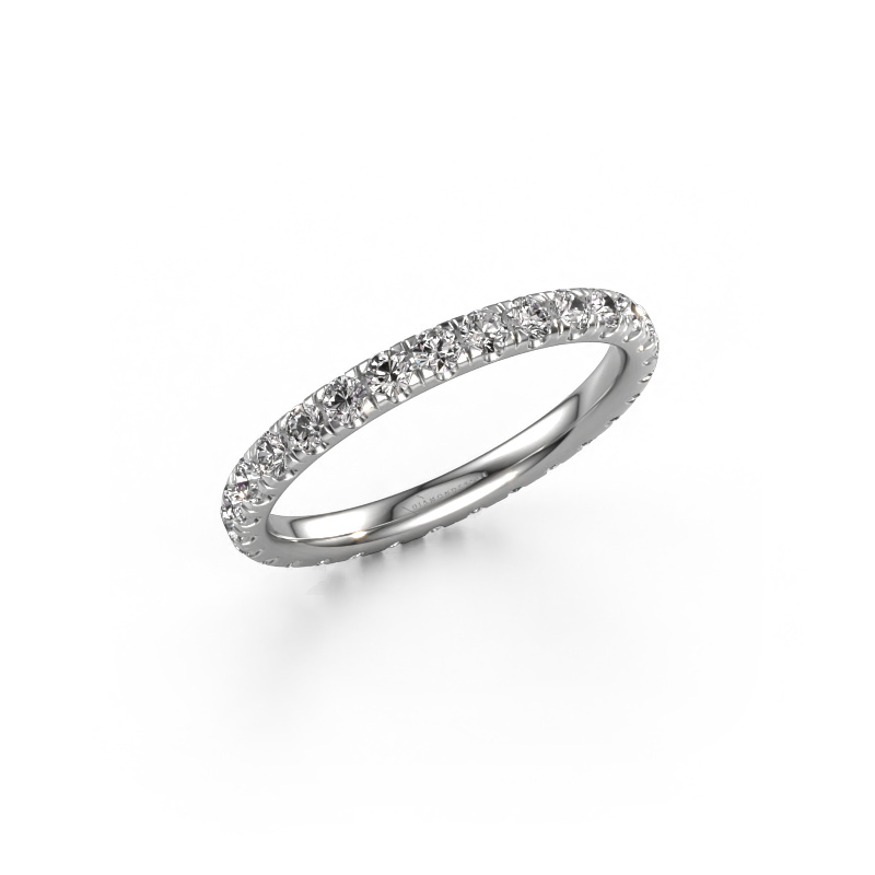 Image of Stackable ring Jackie 2.0 585 white gold Diamond 0.87 crt