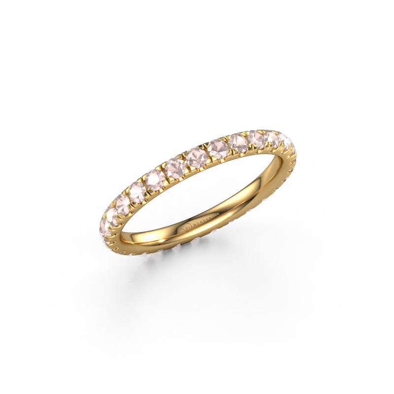 Image of Stackable ring Jackie 2.0 585 gold Morganite champagne 2 mm